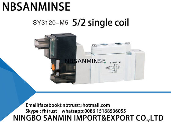 SY3120 SY5120 SY7120 Van điện từ nhỏ gọn khí nén Tự động hóa van nhỏ SMC Thay thế AC220V DC24V