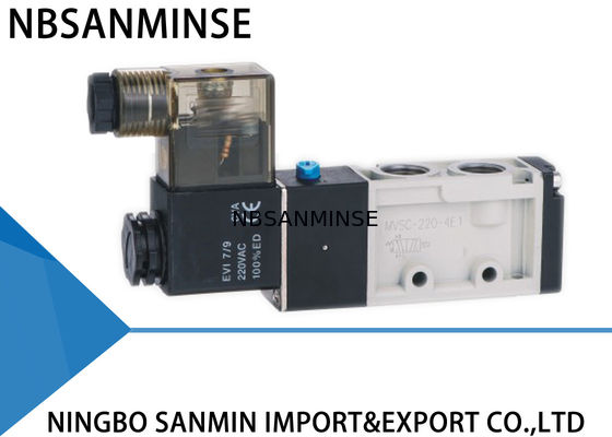 NVSC NASC 5 chiều 2 vị trí Van điện từ Pneumaitc Đúc khuôn Thân bên trong Van khí thí điểm Ứng dụng trong ngành