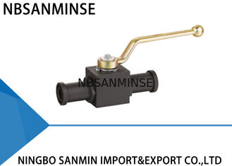 KHB KHM Tắt van bi thủy lực Thép carbon 16mm 20 mm đường kính 25 mm với mặt bích SAE