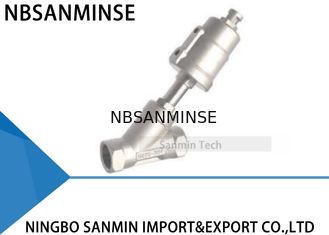 JDF100 2 chiều Thép không gỉ góc khí nén Van ghế Bộ truyền động Van điều khiển piston cho khí dầu không khí