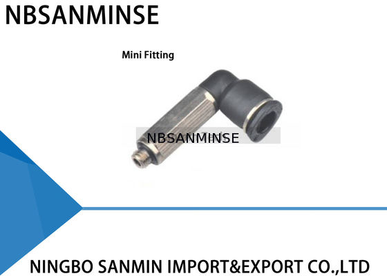 PLL - C Compact One Touch Lắp phụ kiện mini Mở rộng khuỷu tay nam Kết nối phụ kiện khí nén Sanmin