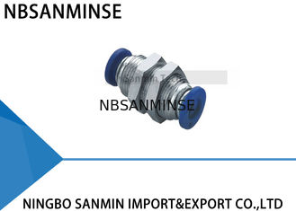 PMM vách ngăn ống khí nén Union ống nhanh chóng bắt đầu lắp ống PU Lắp nhựa Sanmin
