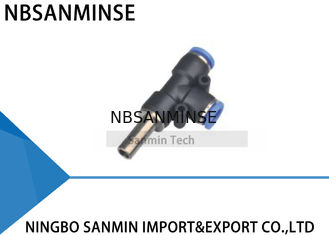 Chi nhánh đầu nối ống khí nén PDJ Chạy Tee Push In One Touch Air Phụ kiện nhanh chất lượng cao Sanmin