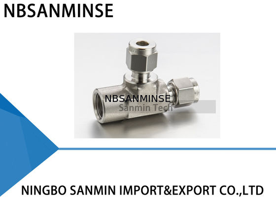 Phụ kiện ống khí bằng thép không gỉ FRT Female Run Tee 316L chất lượng cao Sanmin