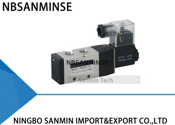 1/4 3/8 1/2 Van điện từ khí nén NBSANMINSE PU520 Van điều khiển không khí