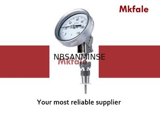 Độ chính xác cao Nhiệt kế lưỡng kim Nhiệt kế đo áp suất cho dụng cụ đo kỹ thuật