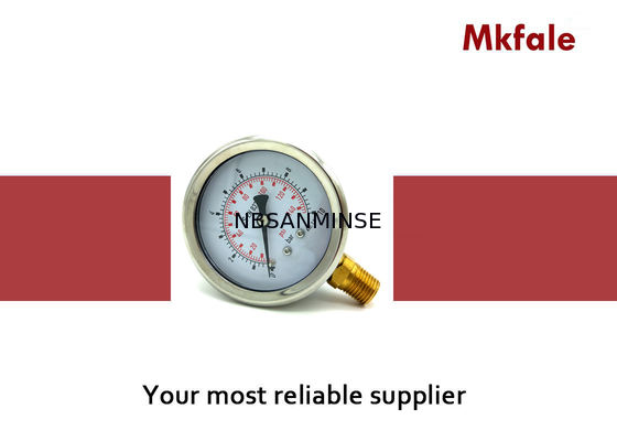 Máy đo áp suất chất lỏng SM1SP - 63mm L / B cho ứng dụng rung cực