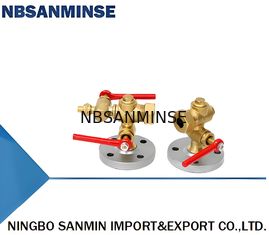 3 4 1.6Mpa áp suất thử nghiệm niêm phong đồng PTFE đúc thép Flange loại Liquid Level Gauge For Performance