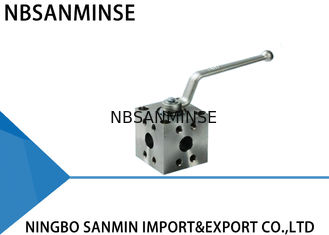 Van bi thủy lực 3 chiều với kỹ sư công nghiệp mặt bích SAE
