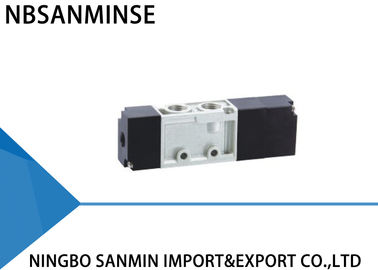 ST Five Port G1 / 4 " Thread Pipe Solenoid Valve , Pneumatic Directional Control Valve