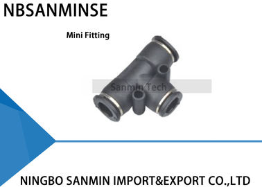 PE - C Compact One Touch Fitting Mini 	Pneumatic Air Fittings , Push To Connect Fittings
