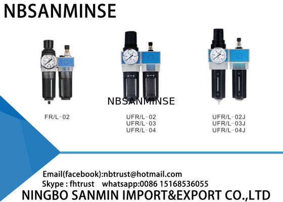 Bộ điều chỉnh bộ lọc khí Bôi trơn Khí nén Hai bộ phận FRL Tự động hóa Máy CNC Bộ phận máy nén khí