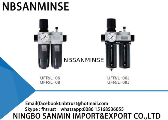 Bộ điều chỉnh bộ lọc khí Bôi trơn Khí nén Hai bộ phận FRL Tự động hóa Máy CNC Bộ phận máy nén khí