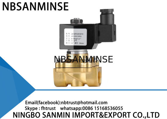 Van Solenoid đường kính lớn đồng thau nổ van điện từ 2 chiều
