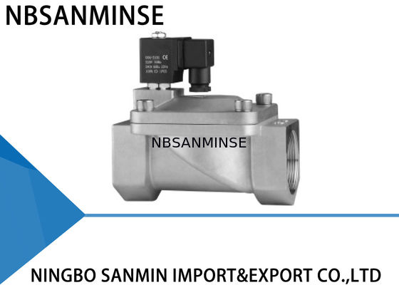 P7 Đường kính lớn Thông thường mở van điện từ bằng thép không gỉ 304/316