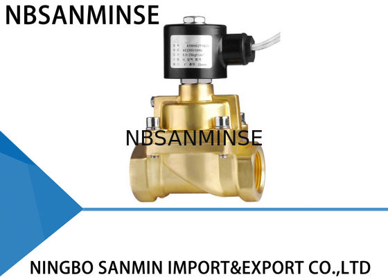 A1 Piston Brass Solenoid Valve Áp suất thấp / Kết nối chủ đề áp suất cao