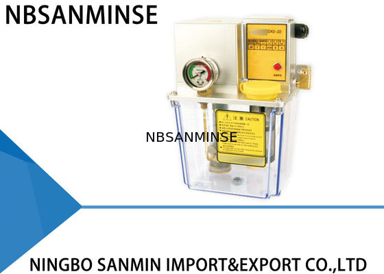 NBSANMINSE SDX2-22C Bơm dầu bôi trơn mỏng 2 lít 3 lít 2 Mpa với màn hình kỹ thuật số đơn / đôi cho CNC Ma