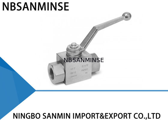 Van bi thủy lực bằng thép không gỉ áp suất cao 2 chiều 1/8 "- 2" KBH MKH Series Công nghiệp cho khí dầu nước