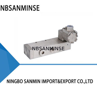 SANMIN SUS316L loại ống thép không gỉ Valve điện tử chống nổ 0.2-1.0Mpa 3.5W