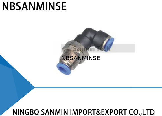 PLM vách ngăn Liên minh khuỷu tay khí nén kết nối nhanh ống nối chất lượng cao Sanmin
