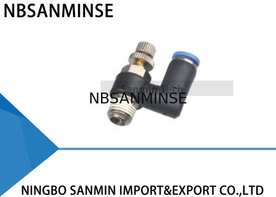 SS Nam Thread Khí nén Tốc độ không khí Van điều khiển lưu lượng phụ kiện Van xoay