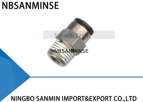 Tất cả các cơ thể bằng đồng thau với tay áo bằng nhựa đẩy - Phụ kiện ống khí nén