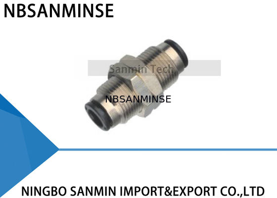 PMP Brass Air Hose Khí nén Phụ kiện bằng nhựa Tay áo bằng khí nén Đẩy vào Liên minh vách ngăn