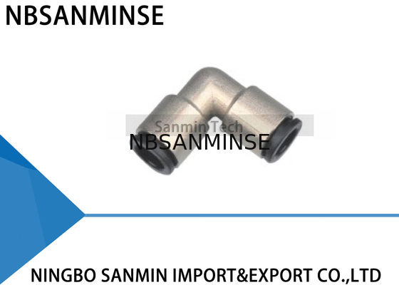 PVP Tất cả các cơ thể bằng đồng thau tay áo bằng nhựa khí nén, đẩy để kết nối phụ kiện không khí