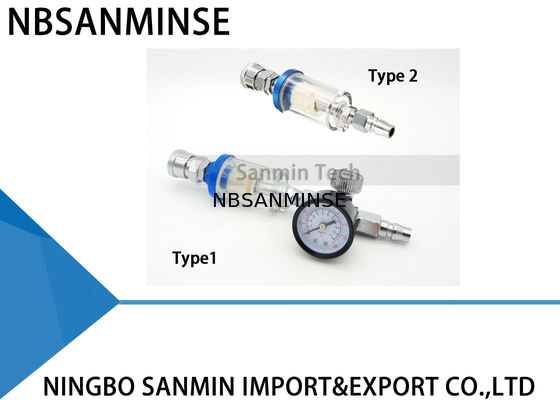 1/4 "Bộ lọc nước mini Bộ lọc tách dầu Máy nén khí cho dụng cụ phun