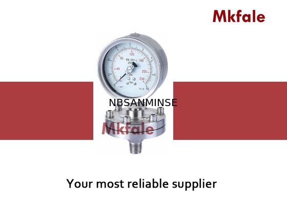 SMPD Thiết bị đo áp suất chất lỏng vệ sinh Con dấu đo áp suất hàn đôi Laser hàn