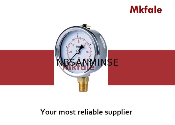 Đồng hồ đo áp suất chất lỏng kết nối một mảnh SM1SP với vỏ bị uốn