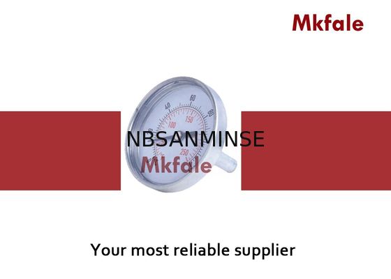 Nhiệt / Hệ thống nước Máy đo áp suất chất lỏng Nhiệt kế lưỡng kim nhôm