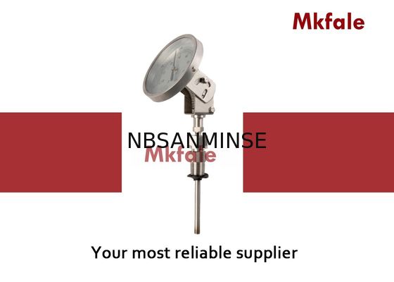SMWS Máy đo áp suất chất lỏng kinh tế bằng thép không gỉ Nhiệt kế lưỡng kim IP43