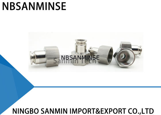 NBSANMINSE SSPCF M5 M6 1/8 1/4 3/8 1/2 SS316L Bộ phận chủ đề bên trong Nữ thẳng