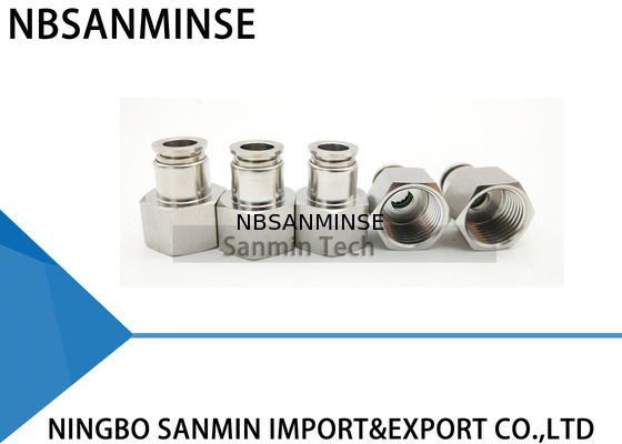 NBSANMINSE SSPCF M5 M6 1/8 1/4 3/8 1/2 SS316L Bộ phận chủ đề bên trong Nữ thẳng