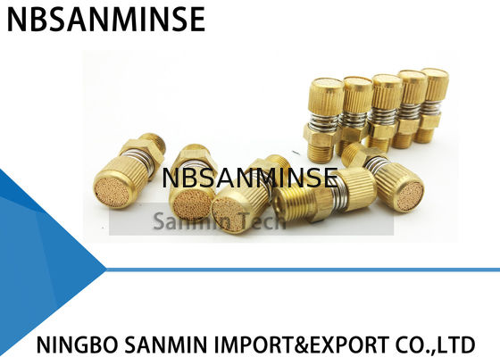 Phụ kiện khí nén NBSANMINSE SD Loại thời gian Khí nén Muffler Brass Im lặng Khí thải thiêu kết