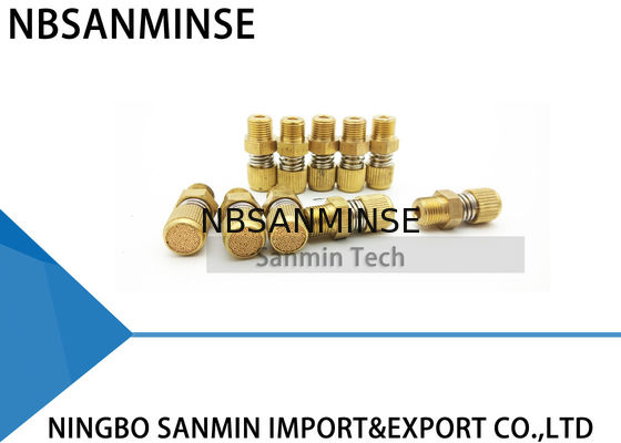 Phụ kiện khí nén NBSANMINSE SD Loại thời gian Khí nén Muffler Brass Im lặng Khí thải thiêu kết