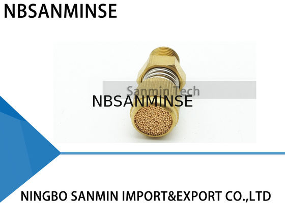 Phụ kiện khí nén NBSANMINSE SD Loại thời gian Khí nén Muffler Brass Im lặng Khí thải thiêu kết