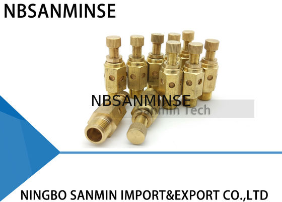 NBSANMINSE C Loại khí nén Phụ kiện khí nén Muffler Van tiết lưu khí nén Brass Silencer