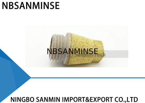 Muffler xả thiêu kết đồng khí nén phụ kiện khí Bộ lọc giảm thanh NBSANMINSE SCQ