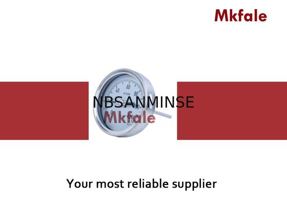 Độ chính xác cao Nhiệt kế lưỡng kim Nhiệt kế đo áp suất cho dụng cụ đo kỹ thuật