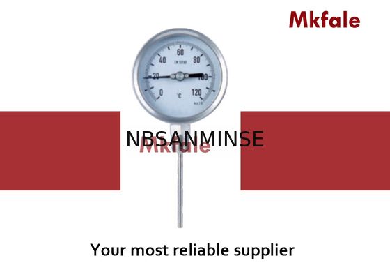 Độ chính xác cao Nhiệt kế lưỡng kim Nhiệt kế đo áp suất cho dụng cụ đo kỹ thuật