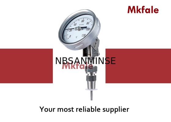 Độ chính xác cao Nhiệt kế lưỡng kim Nhiệt kế đo áp suất cho dụng cụ đo kỹ thuật