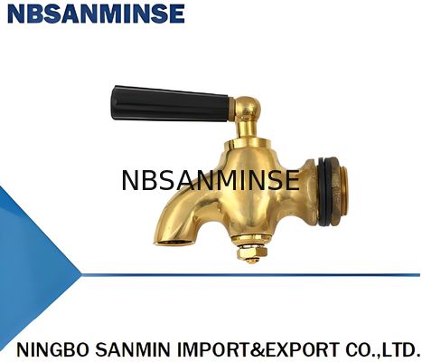 Đồng gỗ tay cầm nước nóng vòi nước 1 inch van điện tử nước 220v