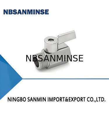 Mini Ball 1/8 inch Pneumatic hoạt động Solenoid Valve M / F