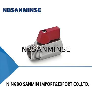 Mini Ball 1/8 inch Pneumatic hoạt động Solenoid Valve M / F
