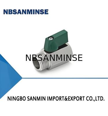 Mini Ball 1/8 inch Pneumatic hoạt động Solenoid Valve M / F