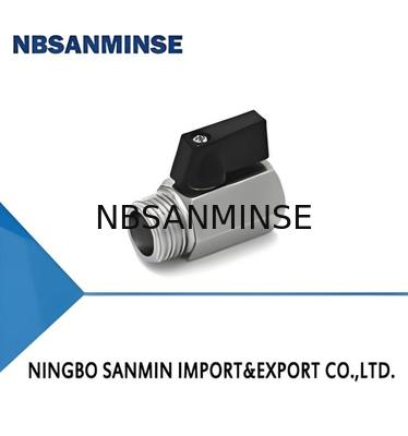 Mini Ball 1/8 inch Pneumatic hoạt động Solenoid Valve M / F
