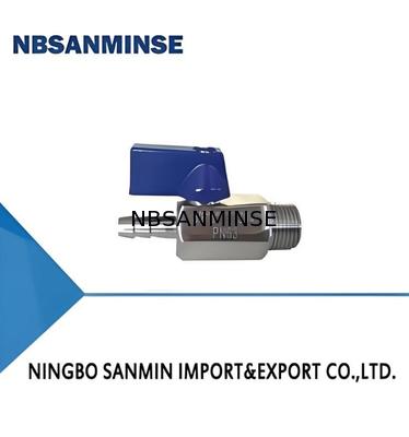 Van bóng 1/8' 1/4' 3/8' 1/2' 3/4' inch Mini Pneumatic Air Valve M/M ss304 ss316