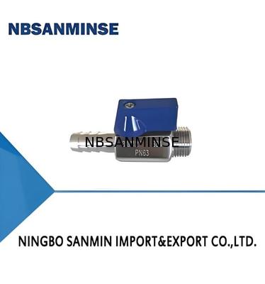 Van bóng 1/8' 1/4' 3/8' 1/2' 3/4' inch Mini Pneumatic Air Valve M/M ss304 ss316